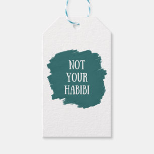 Niet je Habibi Cadeaulabel