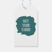 Niet je Habibi Cadeaulabel (Achterkant)