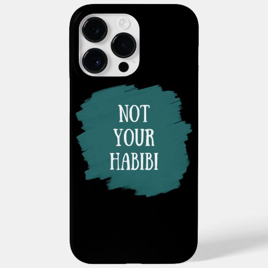 Niet je Habibi Case-Mate iPhone Case (Achterkant)