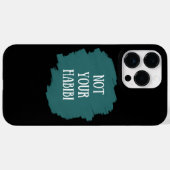 Niet je Habibi Case-Mate iPhone Case (Achterkant (horizontaal))