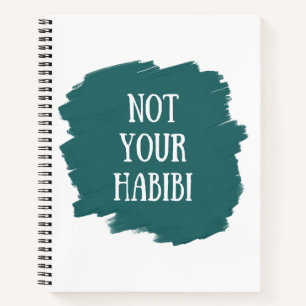 Niet je Habibi Notitieboek