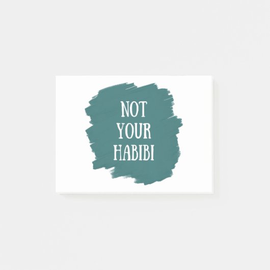 Niet je Habibi Post-it® Notes (Voorkant)
