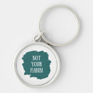 Niet je Habibi Sleutelhanger