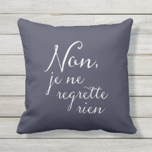 Niet, Je Ne Regrette Rien French Song Lyrics