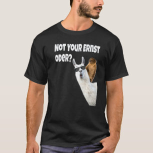 Niet je serieuze of Denglish Alpaca en luiaard T-shirt