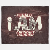 Niet kaal, leger, leger fleece deken (Voorkant (Horizontaal))