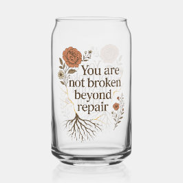 Niet kapot na reparatie blikvorm glas