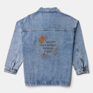 Niet kapot na reparatie denim jacket