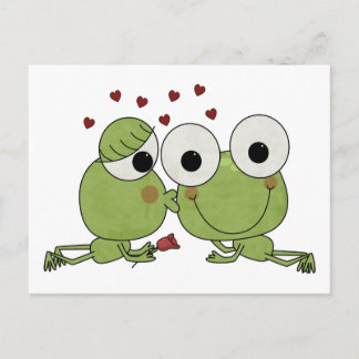 niet kikker-et de Giften van Valentijn van de Kus Feestdagenkaart