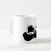 niet-knipperende claim koffiemok (Voorkant links)