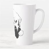 niet-knipperende claim latte mok (Rechts)