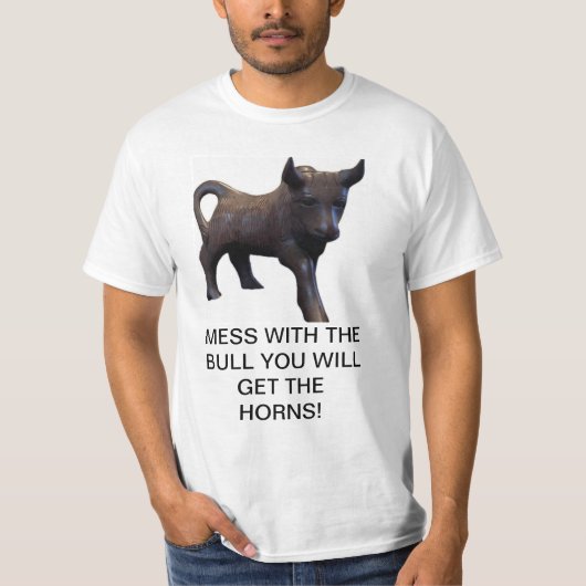 NIET KNOEIEN MET BULL SHIRT (Voorkant)