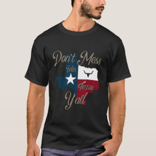Niet knoeien met de Texas Pride Longhorn Lone T-shirt
