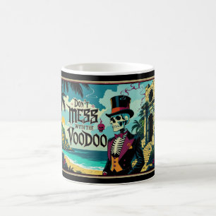 Niet knoeien met de voodoo koffiemok