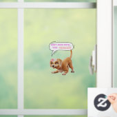 Niet knoeien met deze prinses raamsticker (Huis)