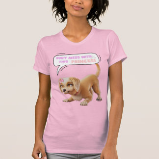 Niet knoeien met deze prinses t-shirt