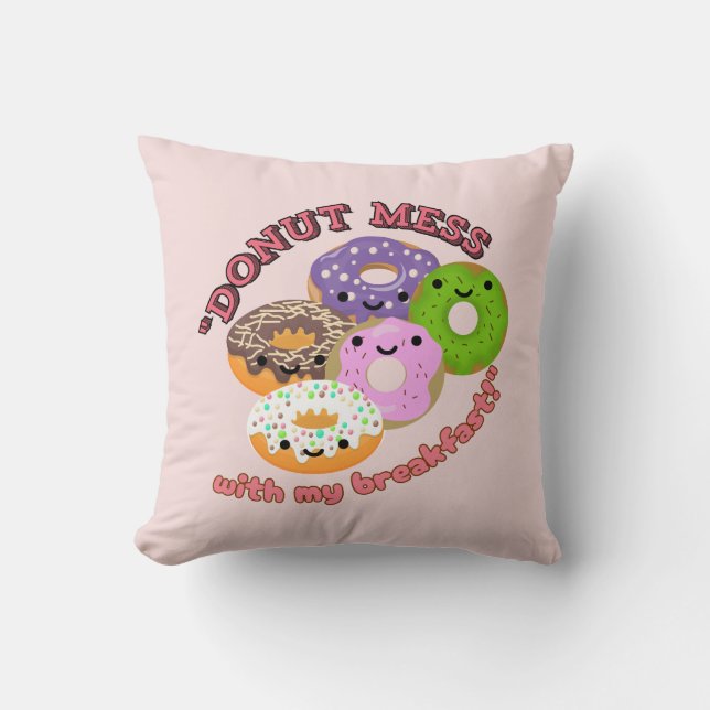 NIET KNOEIEN MET MIJN ONTBIJT KUSSEN (Voorkant)