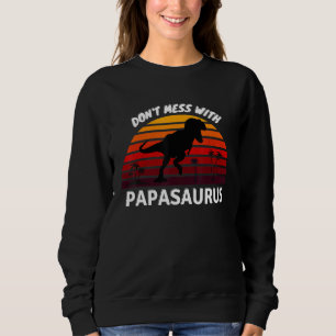 Niet knoeien met papasaurus trui
