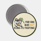 Niet Kung-Fu vechten Magneet (Voorkant / Achterkant)