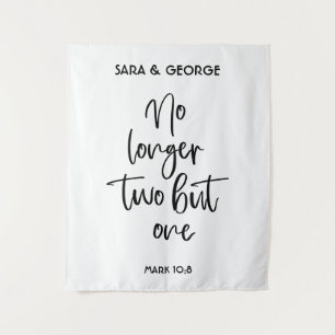 Niet langer twee maar één bruiloft gebaren wandkleed