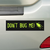 Niet lastig vallen! Bumpersticker (Op auto)
