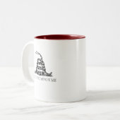 Niet lezen 1 tweekleurige koffiemok (Voorkant links)