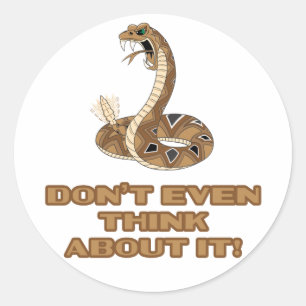 Niet lezen ronde sticker