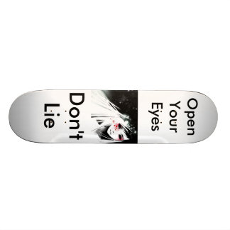 "Niet liegen" Skateboard