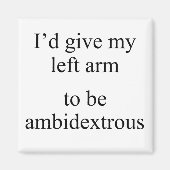 Niet links noch rechts magneet (Voorkant)