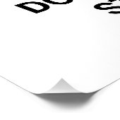 Niet lopen of staan hier, verbodsbord perfect poster (Hoek)