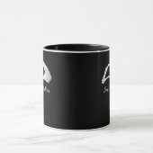 Niet lopen - White Classic - Skeleton Hands Hearts Mok (Midden)