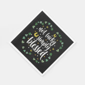 Niet Lucky gewoon geblesseerd St Patrick's Day Servet (Hoek)