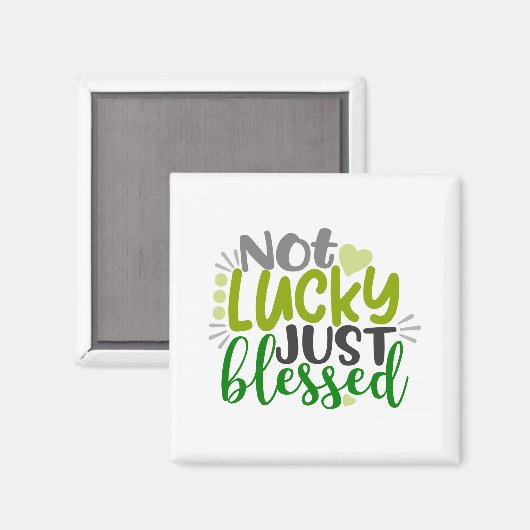 Niet Lucky, gewoon gebufferd Magneet (Voorkant / Achterkant)