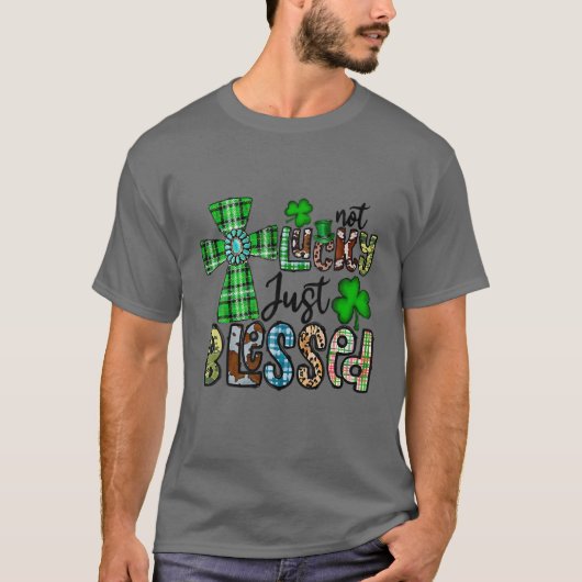 Niet Lucky Net geblesseerd, St Patrick's Day Chris T-shirt (Voorkant)
