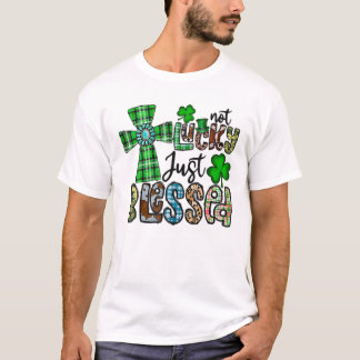 Niet Lucky Net geblesseerd, St Patrick's Day Chris T-shirt