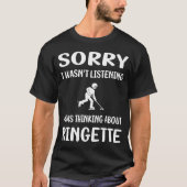 Niet Luisteren Ringette T-shirt (Voorkant)