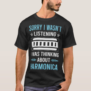 Niet Luisterende Harmonica Mondorgel T-shirt