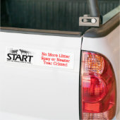 niet meer bumpersticker (Op Truck)