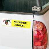 NIET MEER FOOLS! Bumbper Sticker (Op Truck)