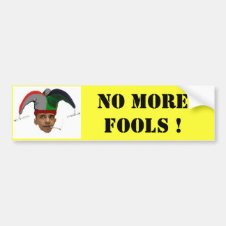 NIET MEER FOOLS! Bumbper Sticker