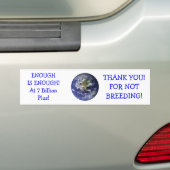 NIET MEER MENSEN! BUMPERSTICKER (Op auto)