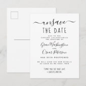 Niet meer opslaan Datum Stijlvolle aankondiging ni (Voorkant / Achterkant)