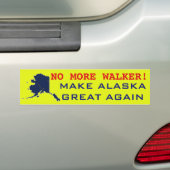 NIET MEER WALKER BUMPERSTICKER (Op auto)