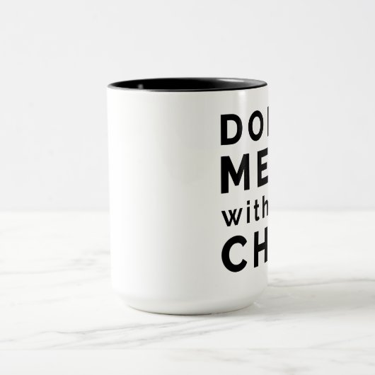 Niet met de Chef Coffee Mok. Mok (Midden)