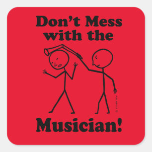 Niet met de Sticker van het Musiciaanse plein.