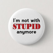Niet met dom ronde button 5,7 cm (Voorkant)