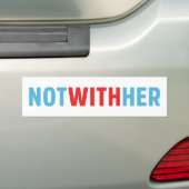 Niet met haar bumpersticker (Op auto)