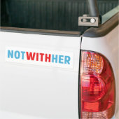 Niet met haar bumpersticker (Op Truck)