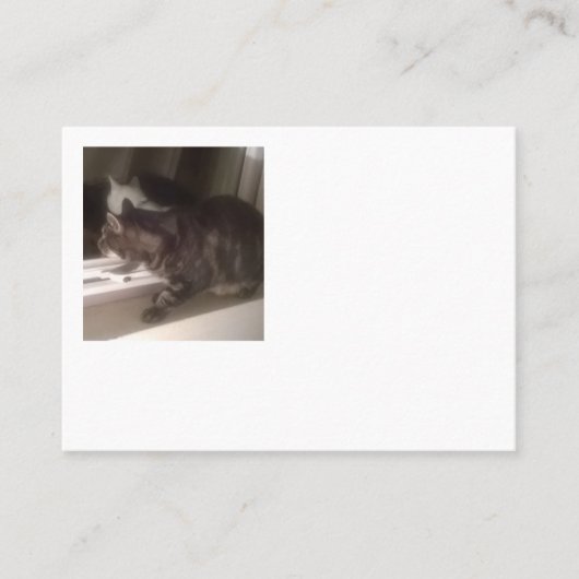 Niet met je praten Dave visitekaartjes (Voorkant)