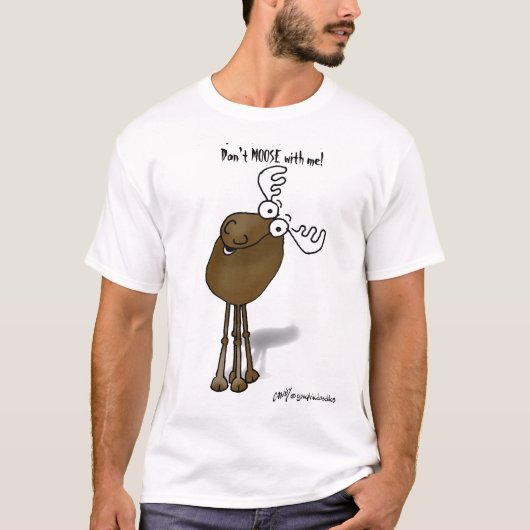 Niet met me opschieten! t-shirt (Voorkant)